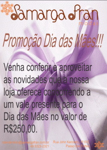 Promoção Dia das Mães